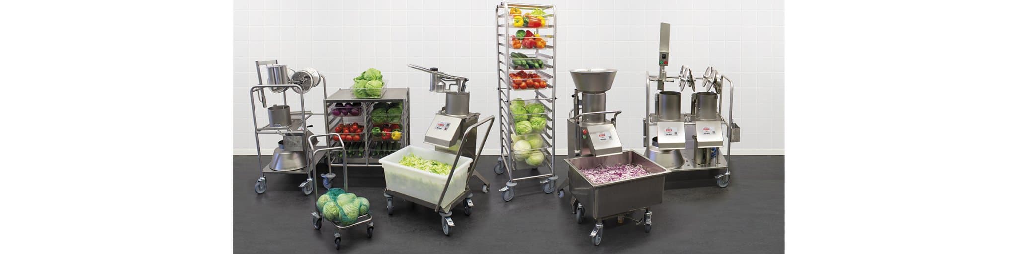 Vegetable Preparation Machines för central kitchens and industry
